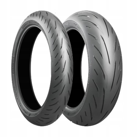 Obrazek 2 dla: BRIDGESTONE KOMPLET OPON (16611/24) 120/70ZR17 BATTLAX S22 (58W) TL PRZÓD DOT 2024 + (16614/24) 190/50ZR17 BATTLAX S22 (73W) TL TYŁ DOT 2024