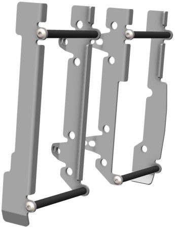 Obrazek dla: CROSSPRO NOWOŚĆ OSŁONY CHŁODNICY ALUMINIOWE MODEL LIGHT ICE (DO MOTOCYKLA BEZ WENTYLATORA) SHERCO SE/SEF 150/300 '25 KOLOR SREBRNY