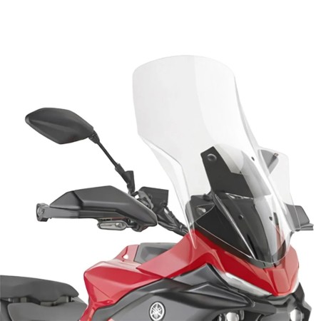 Obrazek dla: KAPPA SZYBA YAMAHA TRACER 7 2025 (64,5 CM X 49 CM) PRZEZROCZYSTA (25,5 CM WYZSZA OD ORYGINALNEJ)