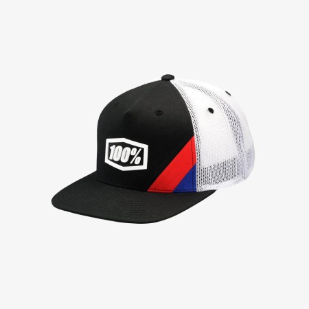 Obrazek dla: 100 PROCENT CZAPKA Z DASZKIEM CORNERSTONE XFIT TRUCKER CAP BLACK KOLOR CZARNY