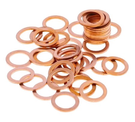 Obrazek dla: ATHENA PODKŁADKA MIEDZIANA USZCZELNIAJĄCA POD ŚRUBĘ SPUSTOWĄ OLEJU (10 X 17 X 1,5 MM) (OEM: AP9150472; 90545MJ1770; 90401MJ0000; AP9150472; 0916010082)