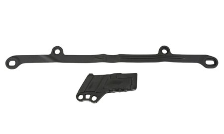 Obrazek dla: UFO 2025/11 KOMPLET ŚLIZG (KA03750001) + PROWADNICA (KA03762001) ŁAŃCUCHA KAWASAKI KXF 250 F (KXF 250) '04'05 KOLOR CZARNY