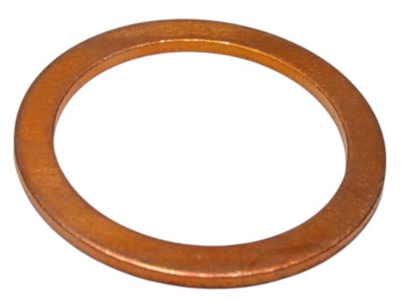 Obrazek dla: ATHENA 2026/01 USZCZELKA KOLEKTORA WYDECHOWEGO (26,5 X 34 X 2MM) MIEDZIANA PEUGEOT SATELIS 125 '06, (OEM: 769060)