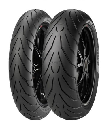 Obrazek dla: PIRELLI KOMPLET OPON (2497200/25) 120/70ZR17 ANGEL GT (A) (58W) TL M/C PRZÓD DOT 2025 + (2321200/24) 180/55ZR17 ANGEL GT (A) (73W) TL M/C TYŁ DOT 2024 + CZAPKA