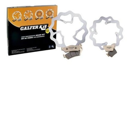 Obrazek dla: GALFER ZESTAW YAMAHA YZ260F 1627 YZ450F 1617; WR450F 2020 (TARCZE I KLOCKI HAMULCOWE PRZÓD I TYŁ)  PATRZ OPIS DODATKOWY