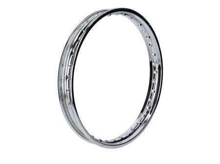 Obrazek 2 dla: TOURMAX 2025/09 OBRĘCZ KOŁA TYLNEGO (FELGA) CHROM 18" X 1.85" (40 OTWORÓW) HONDA CB 500 (HAMULEC BĘBNOWY) (OEM: 427014047710M1) (MADE IN JAPAN)