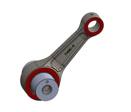 Obrazek dla: WOSSNER KORBOWÓD KAWASAKI KX250F 2126, KX250 X 2126 (WZMOCNIONY)(4T)