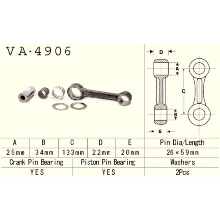 Obrazek dla: VESRAH 2026/03 KORBOWÓD KAWASAKI JS 750 '92'95 (SKUTER WODNY) (MADE IN JAPAN)