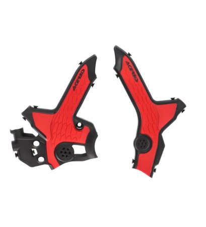 Obrazek dla: ACERBIS OSŁONY RAMY XGRIP HONDA CRF 250 L '21'24, CRF 300 L '21'26, CRF 300 RALLY '21'24 KOLOR CZERWONY / CZARNY