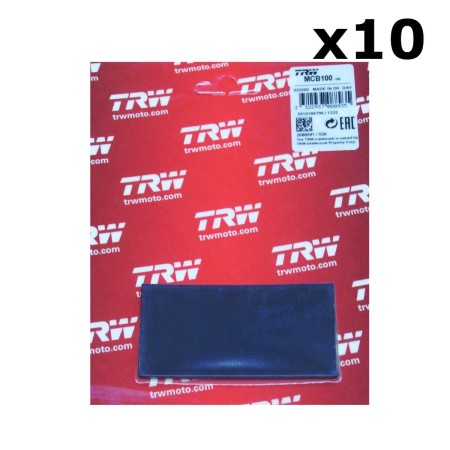 Obrazek dla: TRW ZF 10 KOMPLETÓW PODKŁADKI ANTYWIBRACYJNE POD KLOCKI HAMULCOWE ( 4 SZT. 80X40MM )
