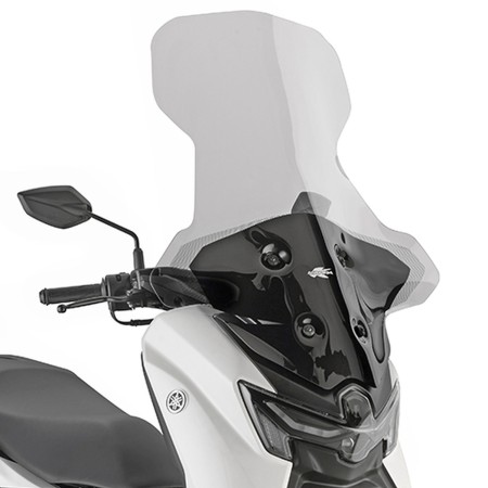 Obrazek dla: KAPPA 2026/06 SZYBA YAMAHA NMAX 125 '25'26 (79 X 69 CM) PRZEZROCZYSTA  POTRZEBNE MOCOWANIE D2170KITK