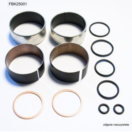 Obrazek dla: BEARING WORX ZESTAW TULEJEK (PANEWEK) ZAWIESZENIA PRZEDNIEGO KTM EXC / SX 125 2002, EXC / MXC 200 2002, SX / EXC 250 2002, EXC / MXC 300 2002, EXC / SX 380 2002, (386053)=FBK25001=FBK60001